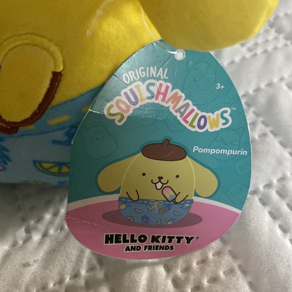 Pompompurin Squishmallow with Ice Cream Sanrio Kellytoy 6.5" Sanrio - Picture 3 of 8
